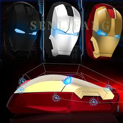 WEYES Wireless mouse for Iron man appearance Creative power saving Notebook computer games  mice The coolest Art