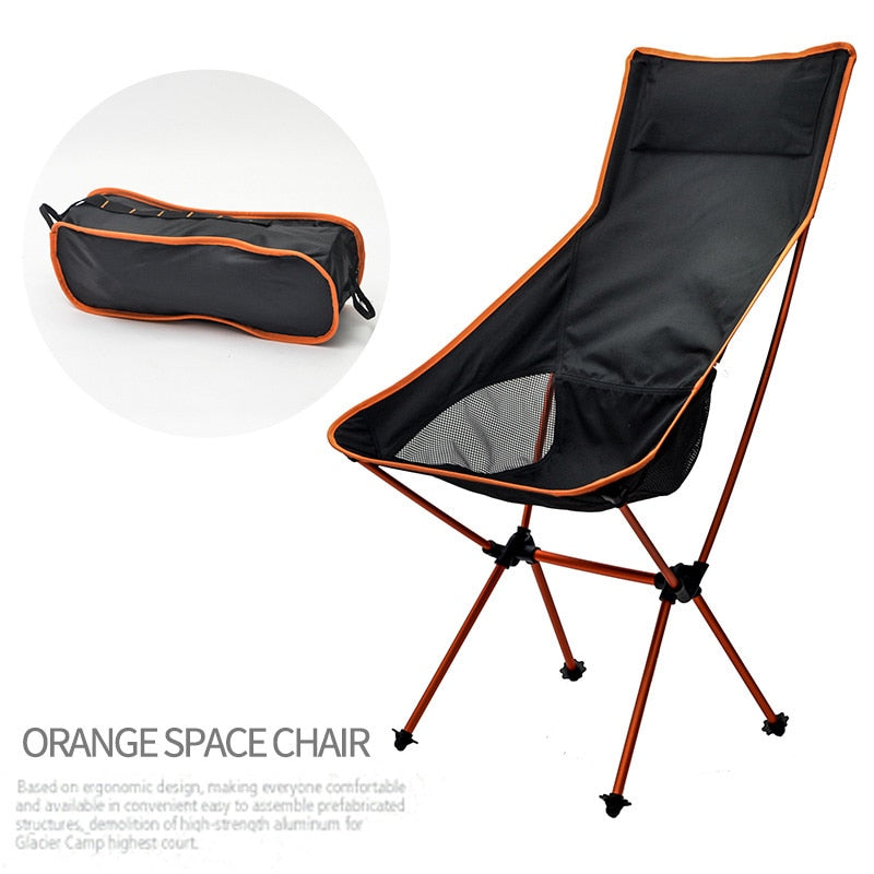 Portable Folding Moon Chair: Detachable, Lightweight Outdoor Camping Chair for Beach, Fishing, Travel, Hiking, and Picnic