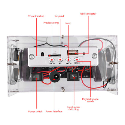 DIY Bluetooth Speaker Production and Assembly Electronic Welding Kit Teaching Practice DIY Electronic Kit Component