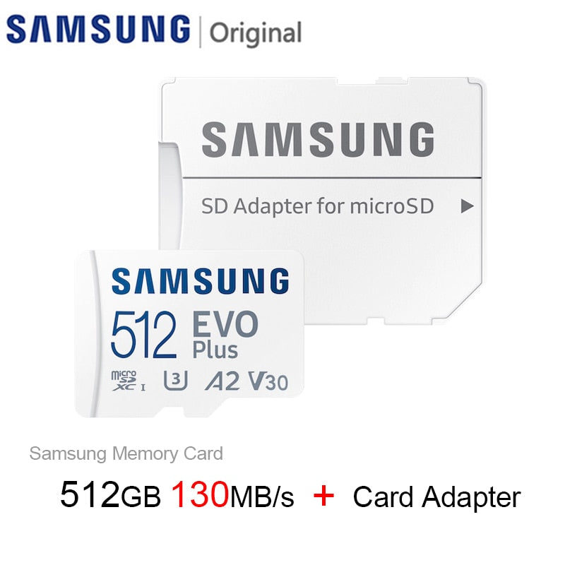 SAMSUNG EVO PLUS 256GB U3 4K Micro SD 128GB Micro SD Card SD/TF Flash Card U1 64GB 512GB Memory Card Pro Plus microSD for Phone