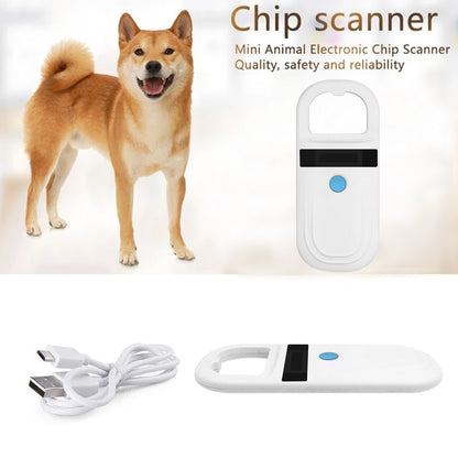 Pet RFID ID Reader Card ID Reader 125kHz 134kHz ISO 11784 11785 FDX-B ID64 Rechargeable Animal Chip ID Scanner Microchip Scanner