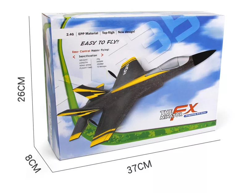 RC SU-35 Fighter Plane: High-Flying 2.4G Radio Control Glider for Kids - Remote Control Foam Aircraft for Adventurous Play