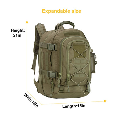 Large Men Backpack Travel Backpacks Waterproof School Bags Outdoor Sport Hiking Bag 60L with Laptop Compartment