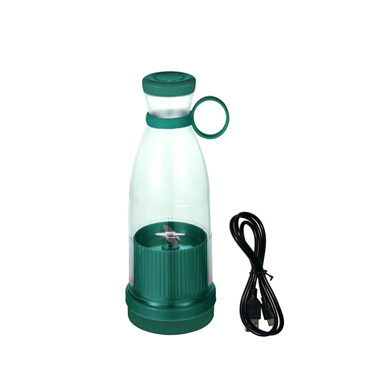 The Portable Home Fruit Health Juicer is a compact and rechargeable juice cup designed for convenience and versatility.