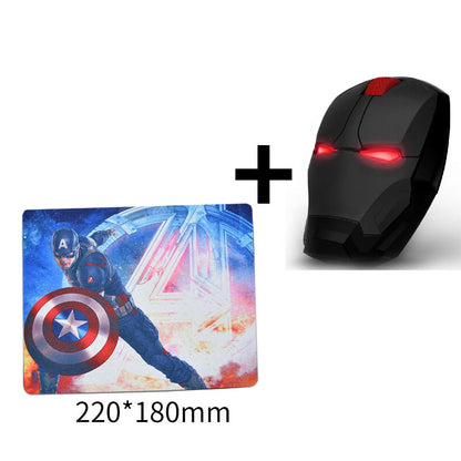 WEYES Wireless mouse for Iron man appearance Creative power saving Notebook computer games  mice The coolest Art