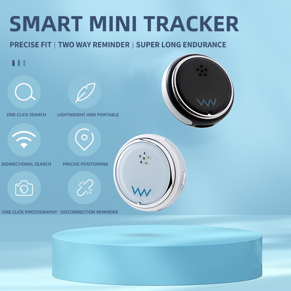 Mini Bluetooth GPS Tracker for Kids Pets Wallet Smart Tag GPS Locator Alarm Realtime Finder Keyfinder Vehicle anti-lost Device