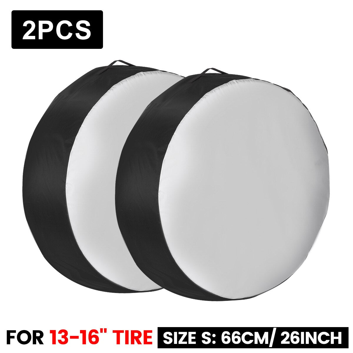 1/2/4pcs Universal Car Spare Tire Covers Case Tires Storage Bags Auto Wheel Tires Storage Bags Tyre Waterproof Polyester Bag