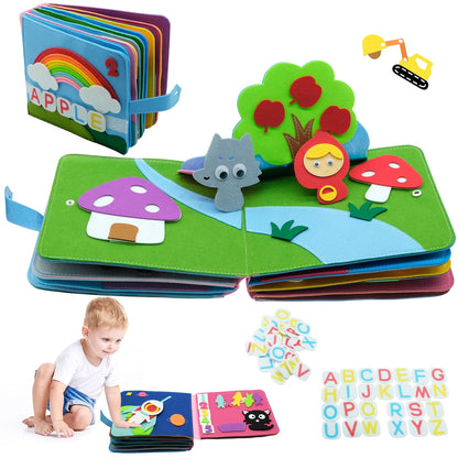 Baby Cloth Books Toddler Basic Life Skill Early Learning Education Montessori Toys For Girl Boy Training Cognitive