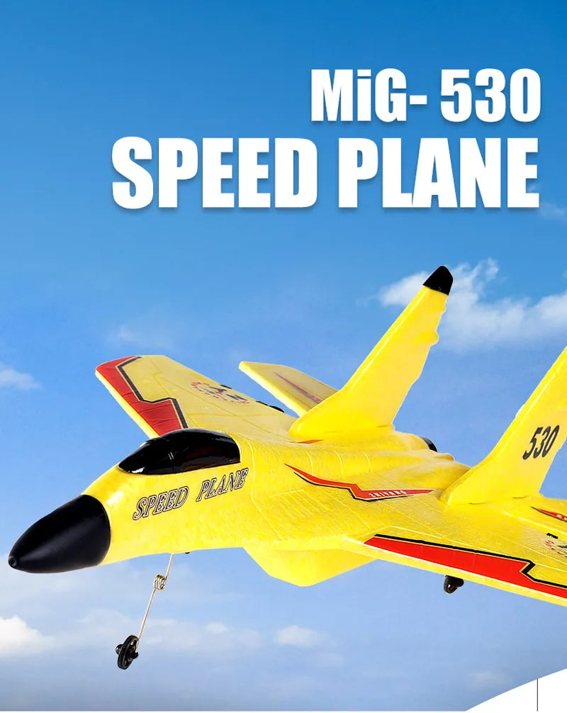 RC SU-35 Fighter Plane: High-Flying 2.4G Radio Control Glider for Kids - Remote Control Foam Aircraft for Adventurous Play