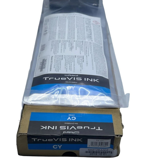New, Pre-Owned - Roland TrueVIS TR-CY/500CC High-Yield Cyan Ink Cartridge