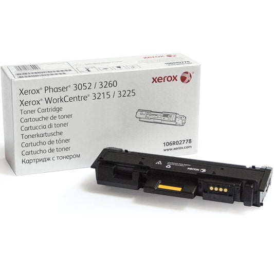 New, Pre-Owned - Xerox 106R02778 Standard Yield Black Toner Cartridge