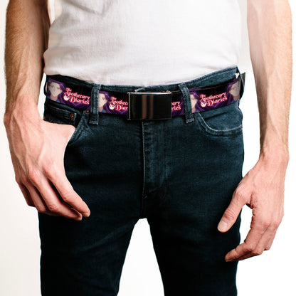 Web Belt Blank Black Buckle - THE APOTHECARY DIARIES Jinshi Pose and Title Logo Black Webbing