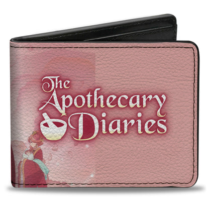 Bi-Fold Wallet - THE APOTHECARY DIARIES Gyokuyo Pose and Title Logo Pinks