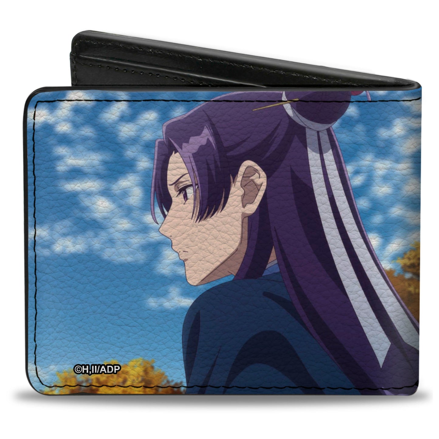Bi-Fold Wallet - THE APOTHECARY DIARIES Maomao Pose and Title Logo Blues