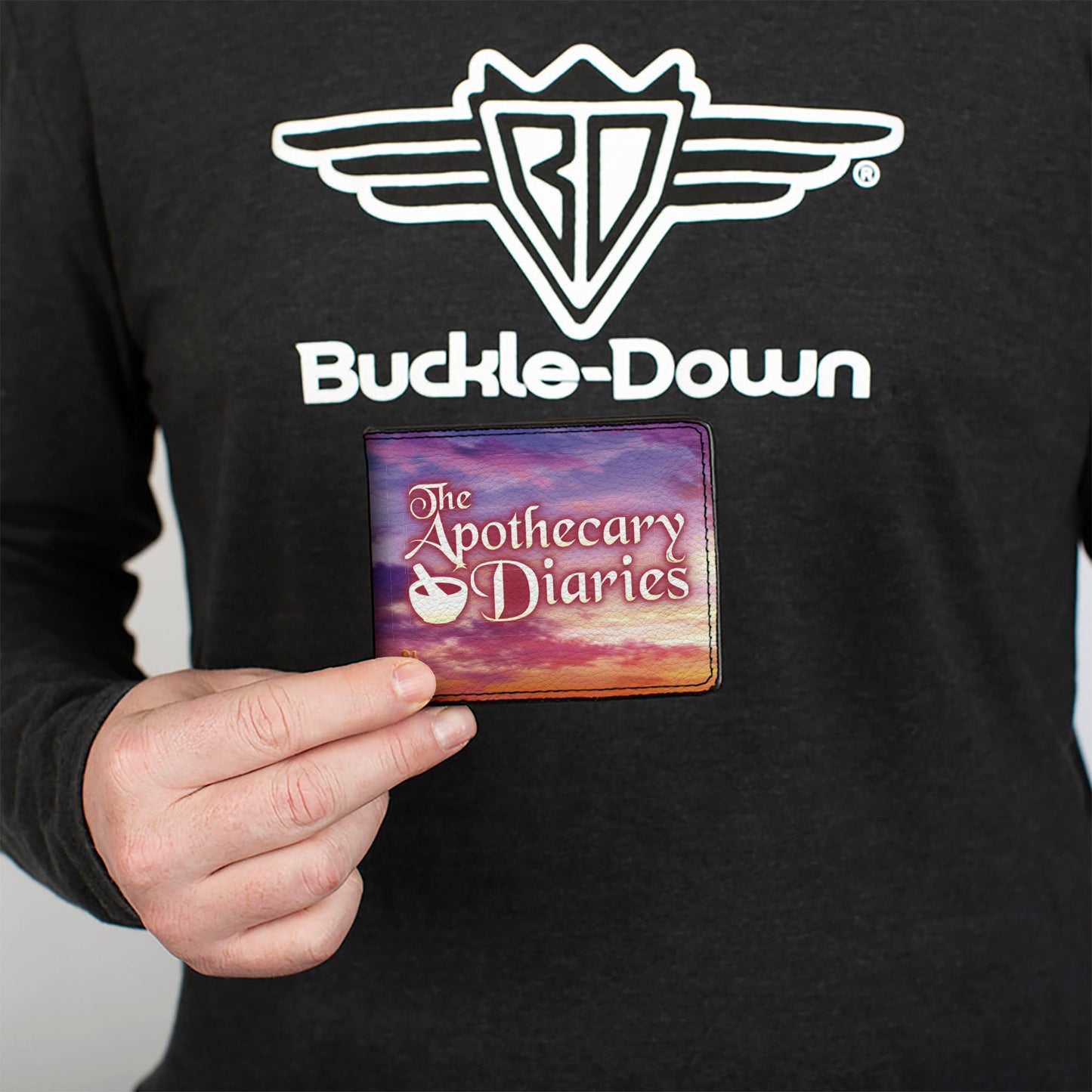 Bi-Fold Wallet - THE APOTHECARY DIARIES Maomao Sunset Pose and Title Logo