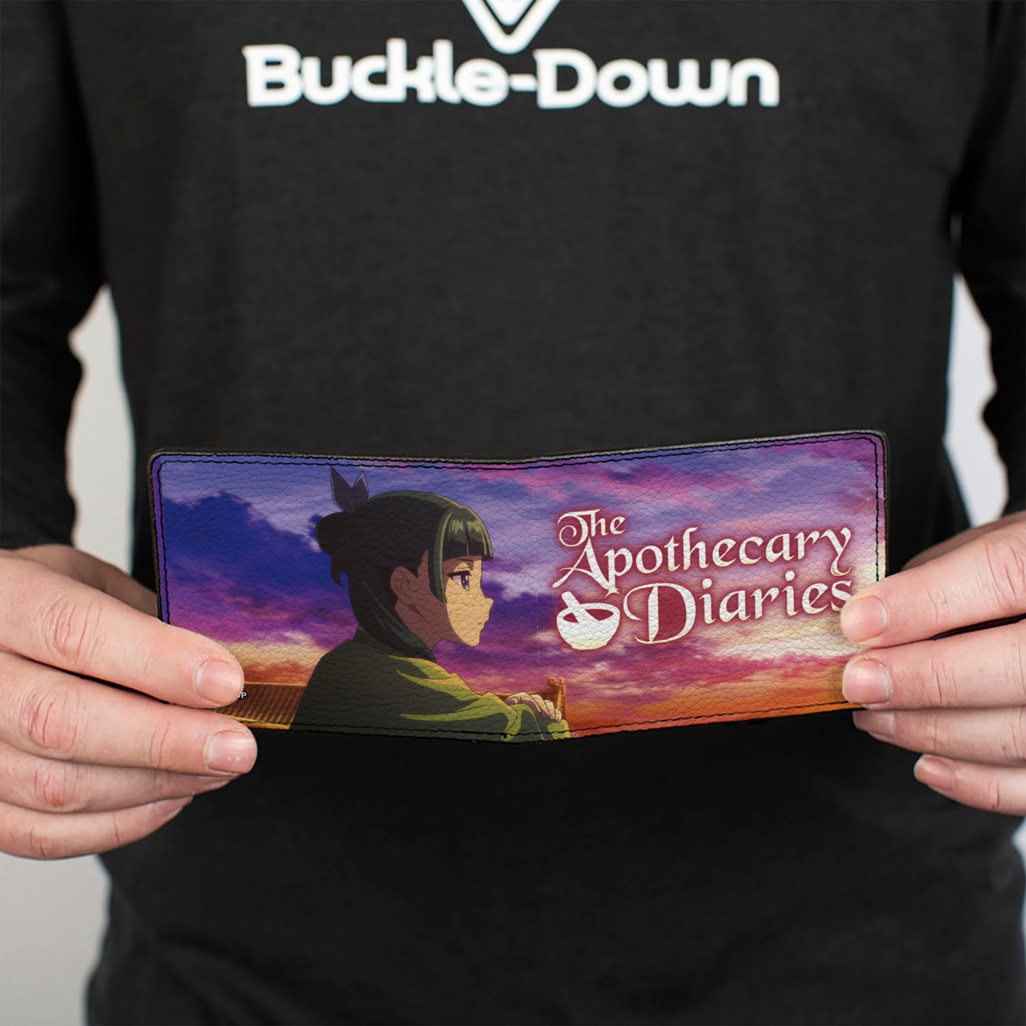 Bi-Fold Wallet - THE APOTHECARY DIARIES Maomao Sunset Pose and Title Logo