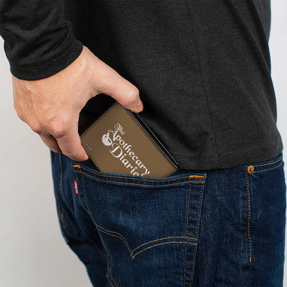 Bi-Fold Wallet - THE APOTHECARY DIARIES Mamao Pose and Title Logo Brown