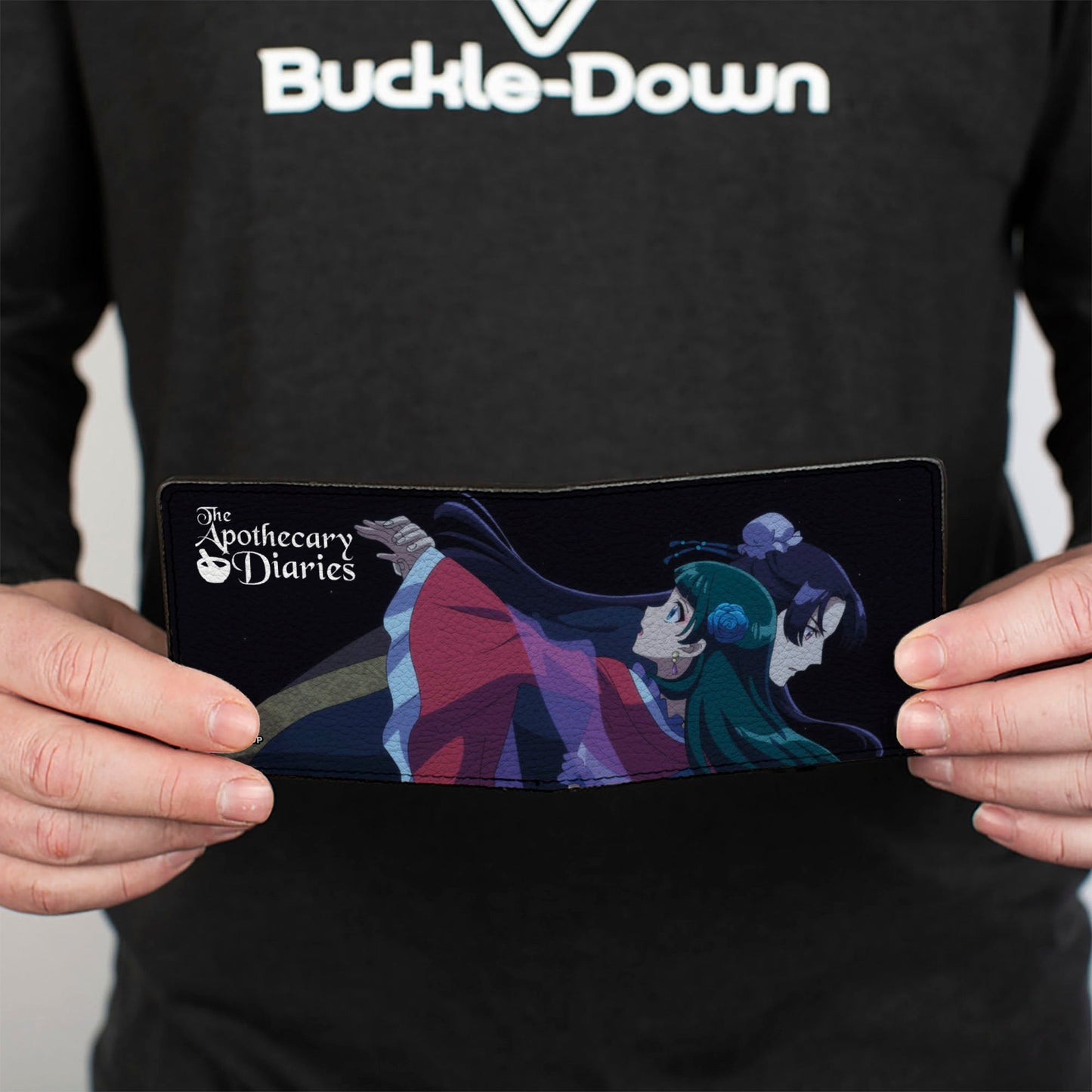 Bi-Fold Wallet - THE APOTHECARY DIARIES Maomao and Jinshi Pose and Title Logo
