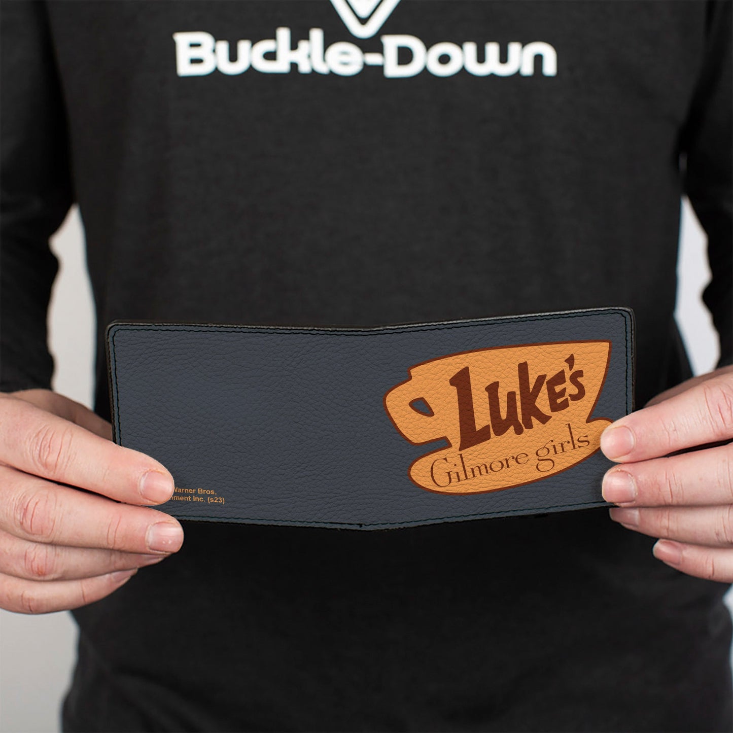 Bi-Fold Wallet - GILMORE GIRLS LUKE'S Coffee Cup Icon Gray/Browns