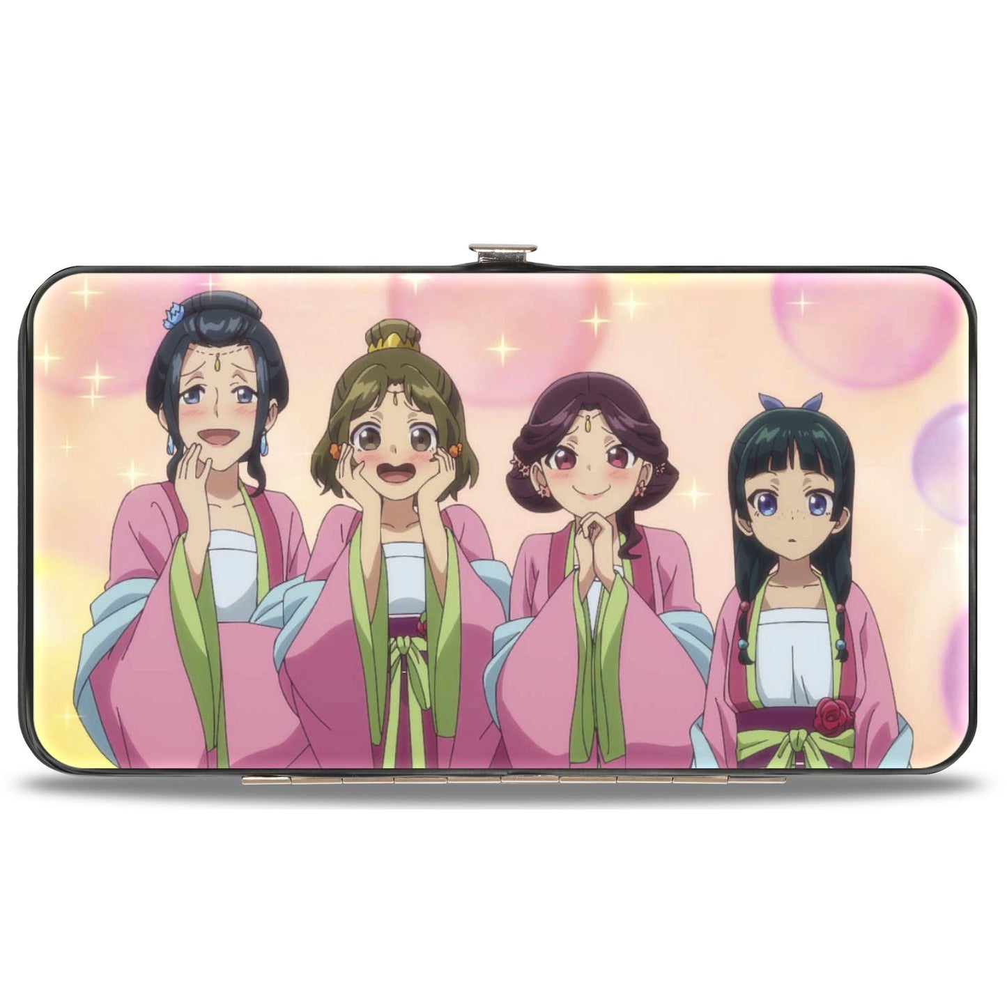 Hinged Wallet - The Apothecary Diaries Maomao and Three Princess with Gyokuyou Pose
