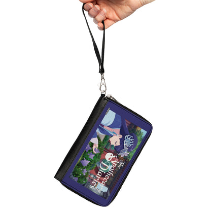 PU Zip Around Wallet Rectangle - THE APOTHECARY DIARIES Lihua Flower Scene