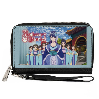 PU Zip Around Wallet Rectangle - THE APOTHECARY DIARIES Lihua with Ladies in Waiting Group Scene