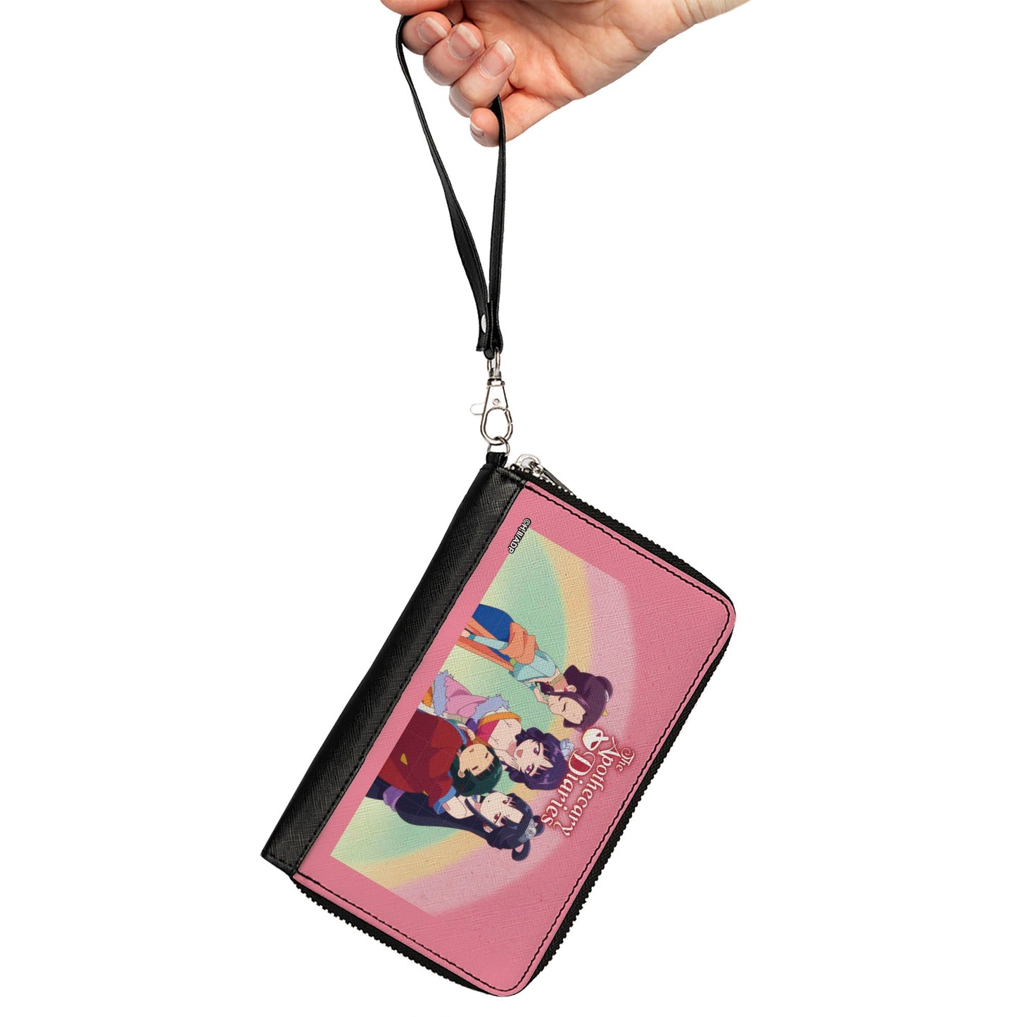 PU Zip Around Wallet Rectangle - THE APOTHECARY DIARIES Chibi Maomao and Big Sisters Scene Multi Color
