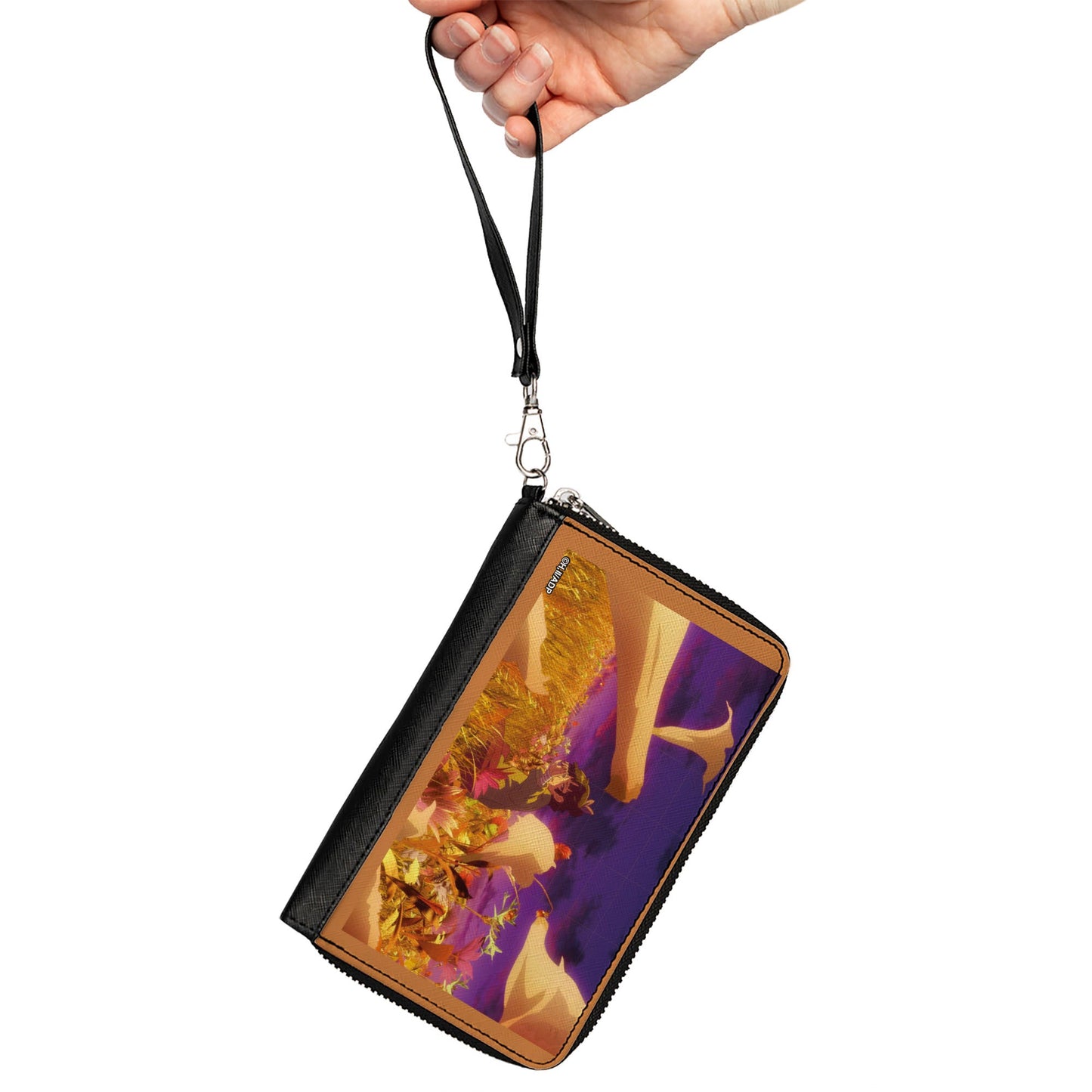 PU Zip Around Wallet Rectangle - The Apothecary Diaries Maomao Flower Field Scene