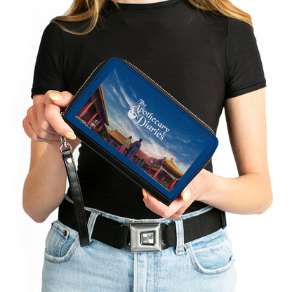 PU Zip Around Wallet Rectangle - THE APOTHECARY DIARIES Maomao and Jinshi Imperial Palace Scene