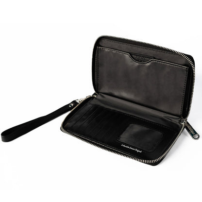 PU Zip Around Wallet Rectangle - The Apothecary Diaries Chibi Jinshi and Maomao Sunset Pose