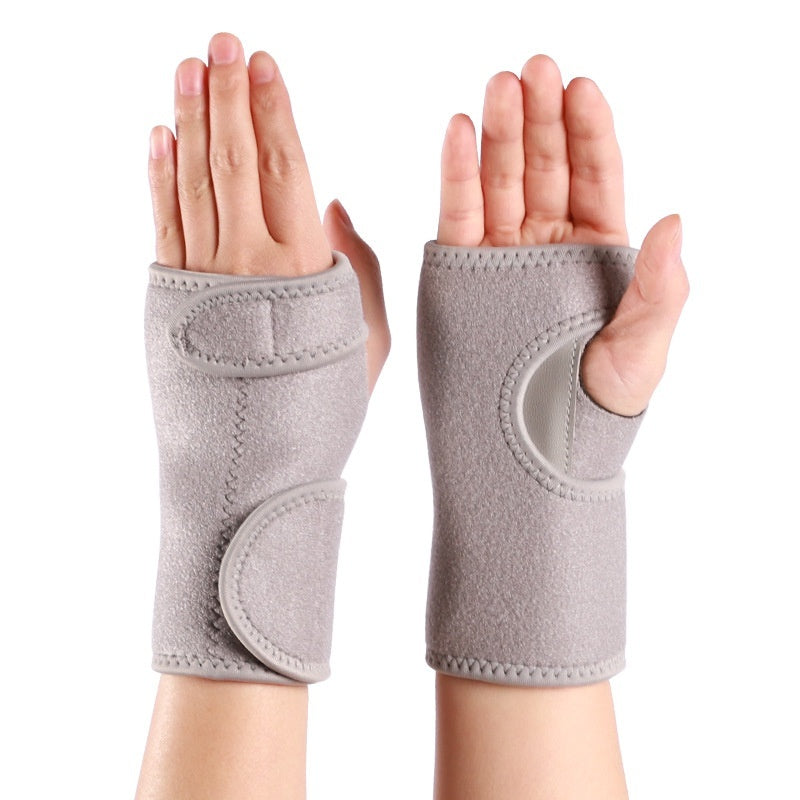 Steel-plate Supported Adjustable Breathable Mesh Wrist Brace For Sports And Sprains