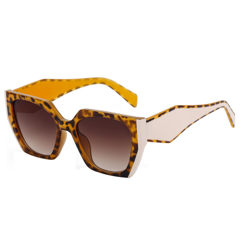 2026 New Fashion Cat-Eye Wide-Tempered Sunglasses For Women, High-End Style, Full-Frame Sunglasses, Same Style As Big-Name Brands