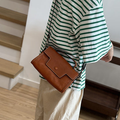 Leather Casual Shoulder Crossbody Bag