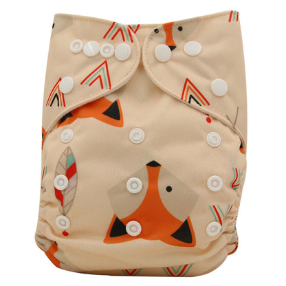 Washable Baby Cloth Diaper Breathable Diaper Pants 0-3 Years Old Baby Adjustable Diaper Leak-proof Diaper