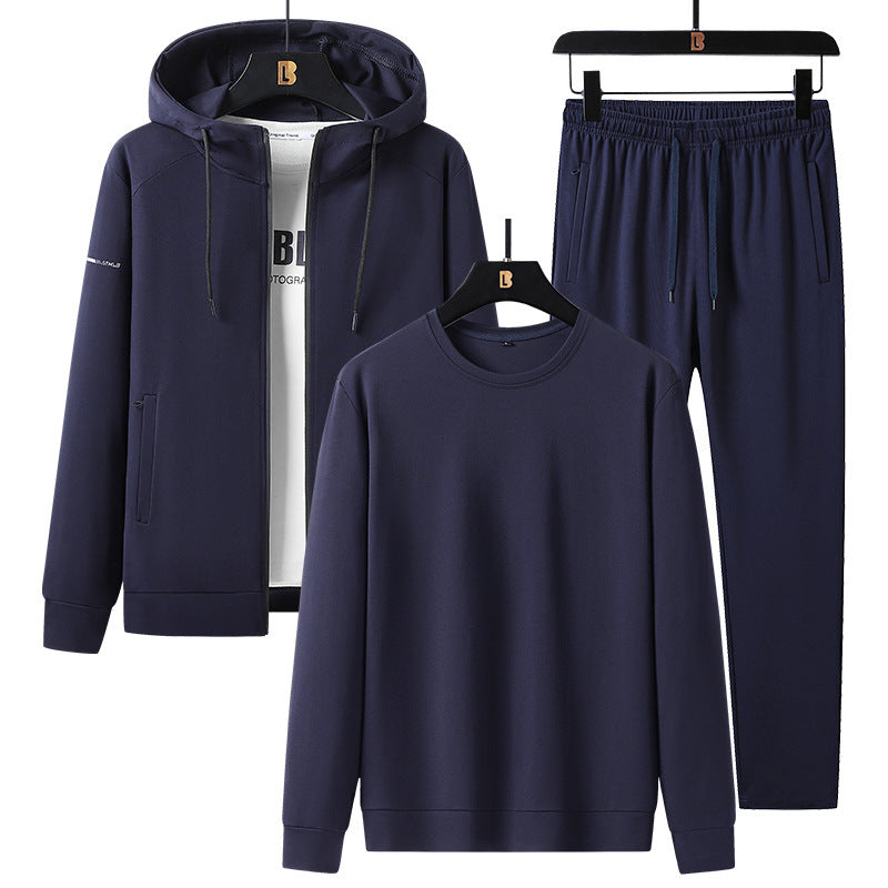 Spring And Autumn Men's Sports And Leisure Suit