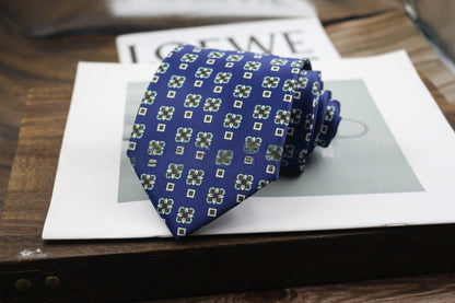 9cm Business Formal Wide-width Tie, Mens Vintage Style