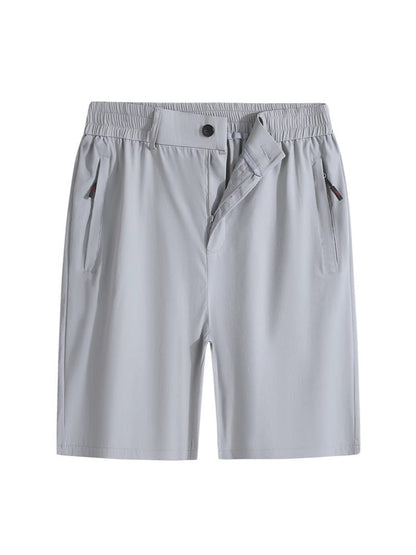 Summer New Arrival Pants Men's Real Ice Silk Nylon Shorts Open Access Control Casual Pants Quick-drying Breathable Pants Plus Size