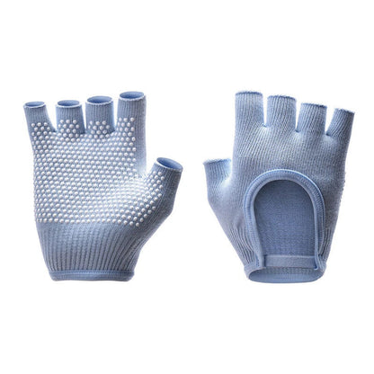 Non-slip Aerial Yoga Cotton Breathable Half-finger Gloves