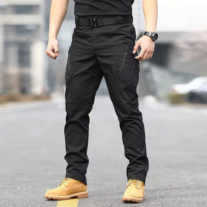 Mens Workwear Trousers High-Street Quick-Drying Military-Style Tactical Pants