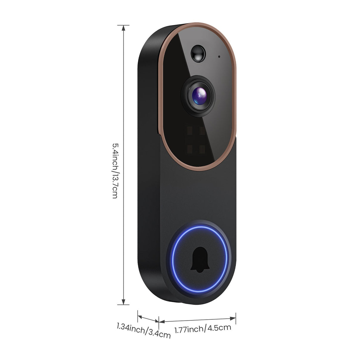 Smart Home Surveillance Camera Outdoor Wireless Doorbell HD Video Intercom Camera