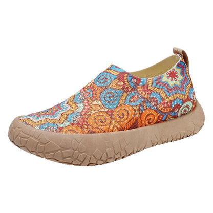 Womens Breathable Versatile Round-toe Flats