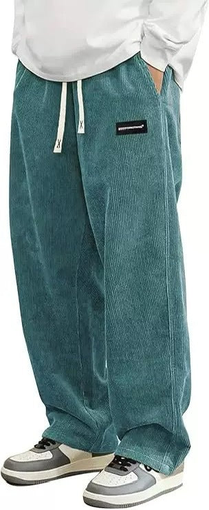 Corduroy Straight-leg Wide-leg Casual Pants