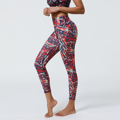 New Womens Printed Yoga Leggings