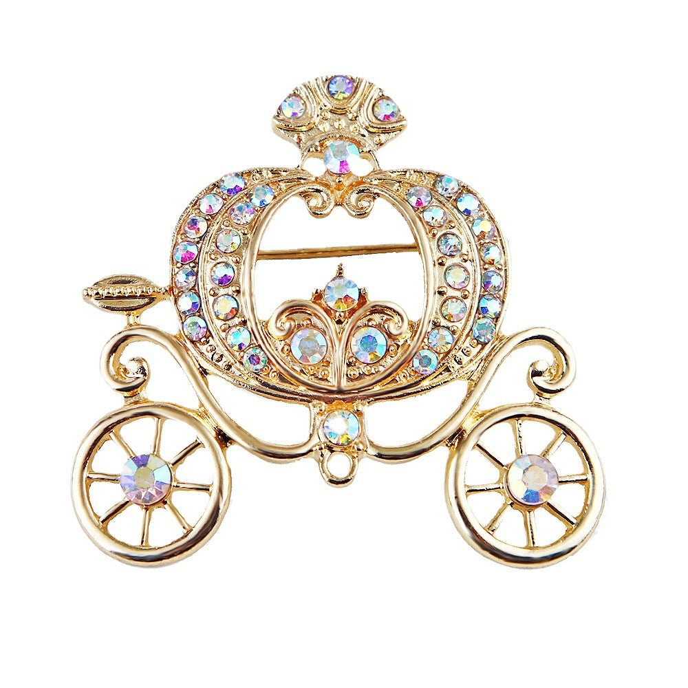 Lanhao Gray Pumpkin Car Brooch
