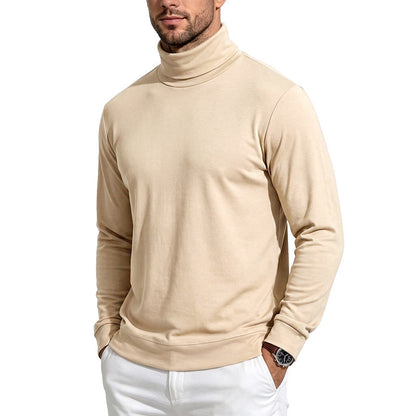 Simple Versatile Loose-fitting Skin-friendly Wool Fleece With A Turtleneck And Long Sleeves
