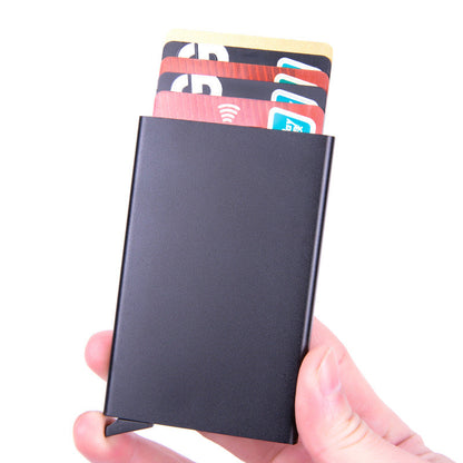 Mens Automatic Pop-Up ID Holder