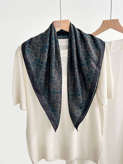 Women's Vintage High-end Outer Silk Scarf