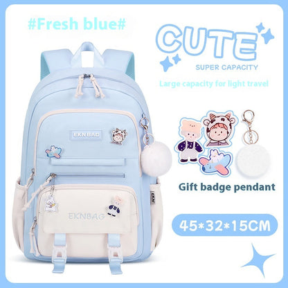 Student Children Schoolbag Girls Waterproof Backpack