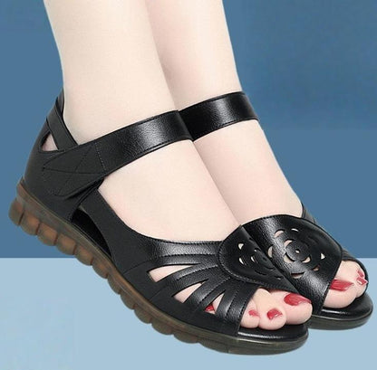 Soft-soled Velcro-fastened Casual Sandals For Everyday Wear