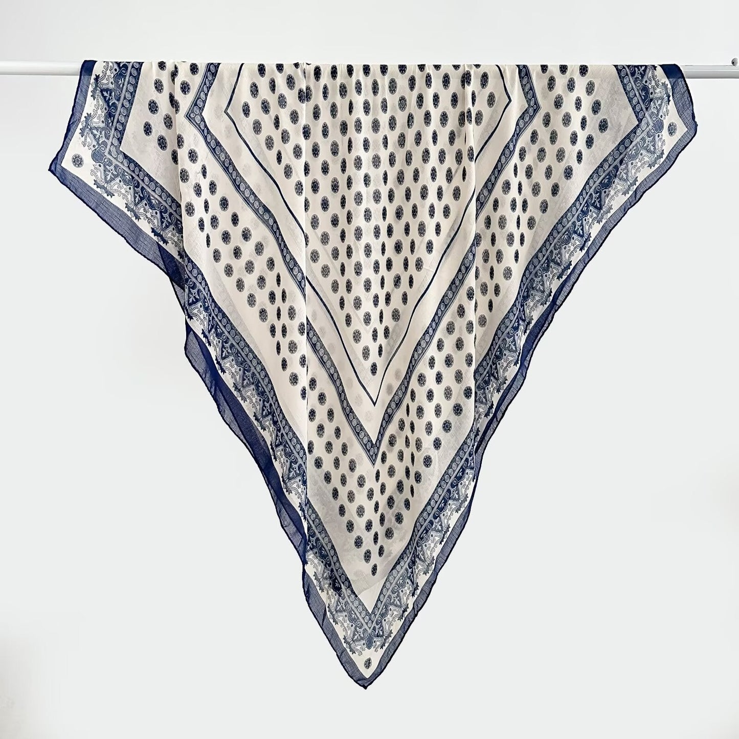 Womens Versatile Floral-print Summer Sun-protective Shawl
